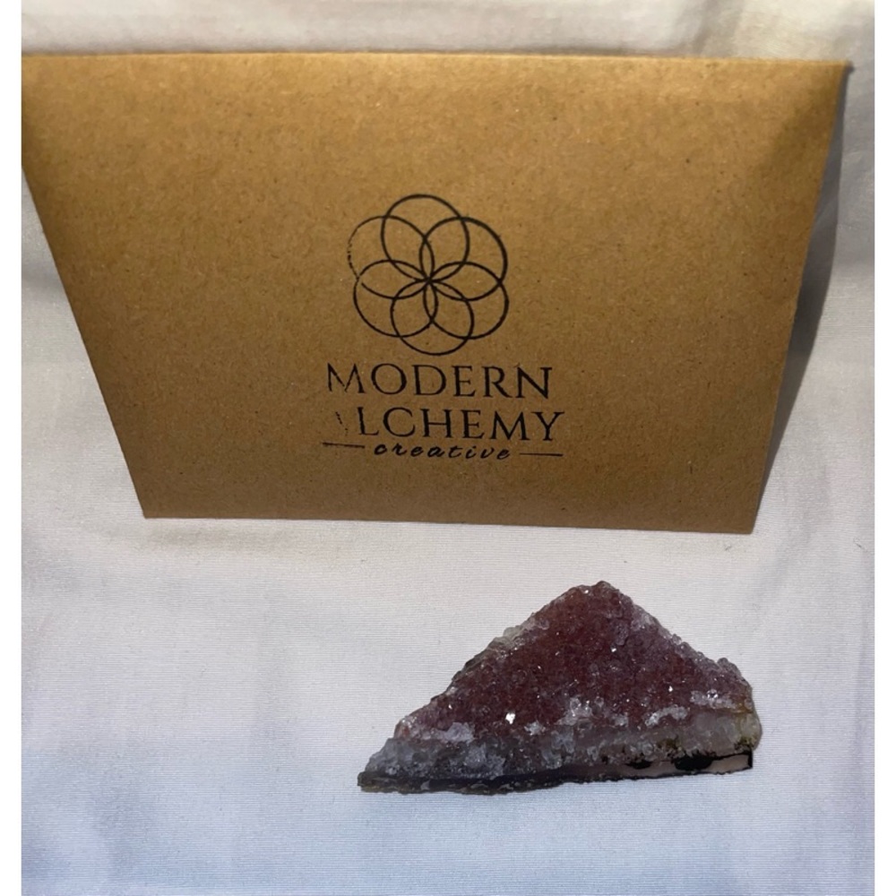 🌸✨NEW Modern Alchemy Creative Pinkish Purple Druzy Crystal